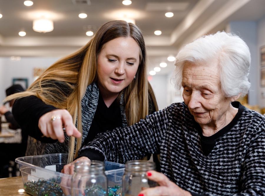 Civitas Senior Living | Senior with caregiver
