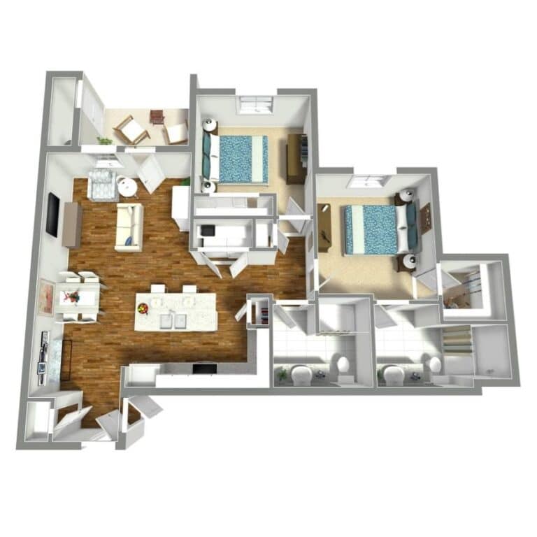 Alexis Pointe of Wimberley | Independent Living Two Bedroom Deluxe