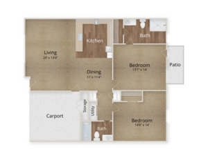 Arabella of Kilgore | Two bedroom, Independent Living