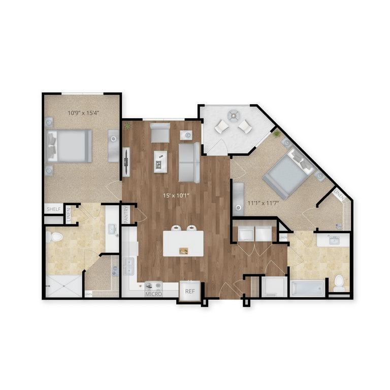 Arabella of Red Oak | Two bedroom, Independent living