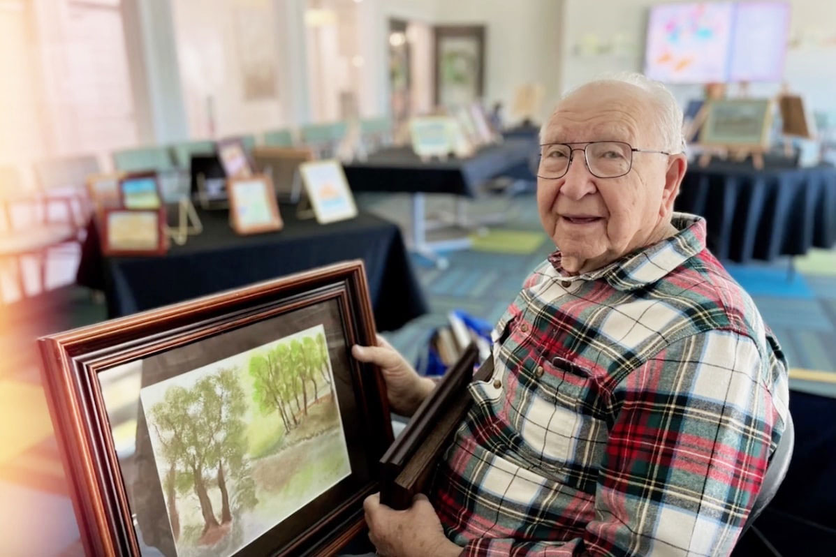 The benefits of art classes for seniors ariel pointe of sachse