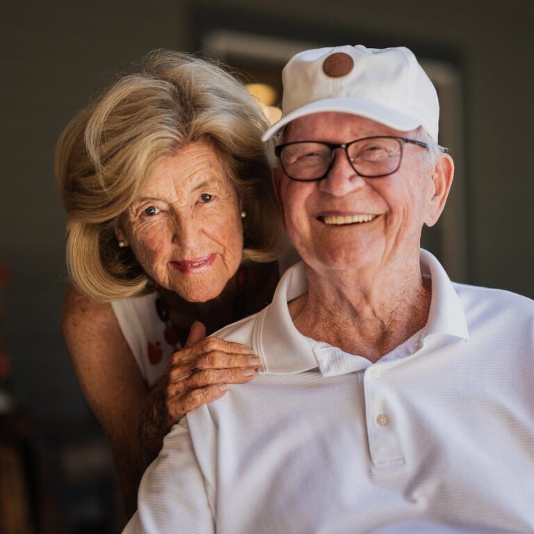 Autumn Wind | Senior couple smiling