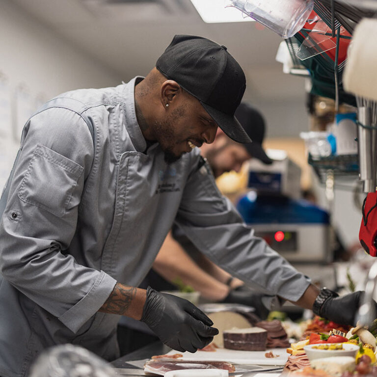 Autumn Wind | Chef line preparing food for residents