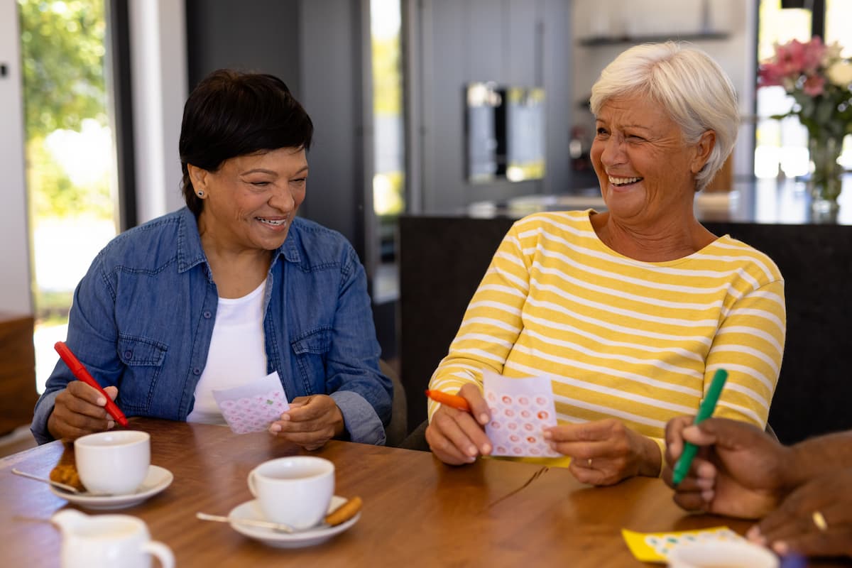 Autumn Wind | Franklin County senior options - senior women playing bingo together