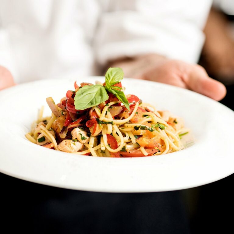 Clear Fork | Professionally-plated pasta