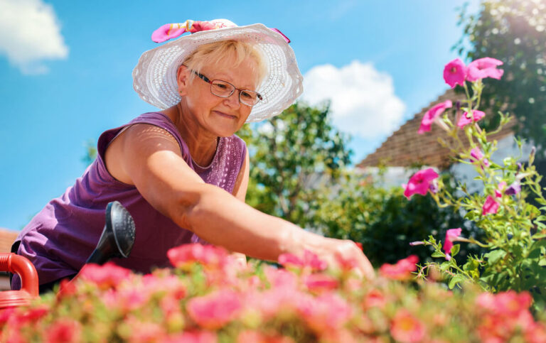 Civitas Senior Living | Senior woman gardening