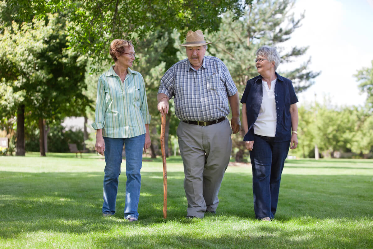 Harvest of Aledo | Seniors out for a walk in the park