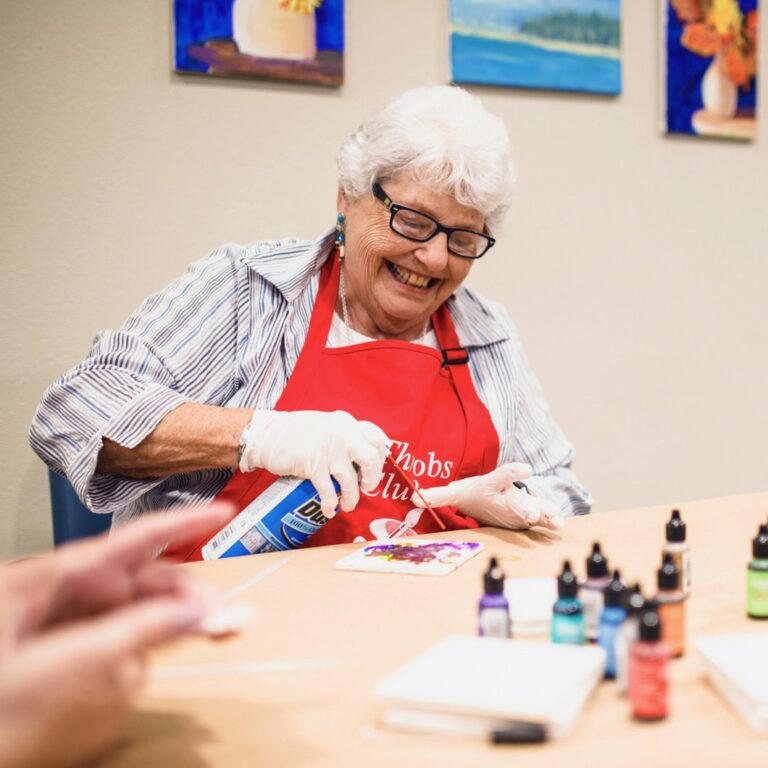 Harvest of Aledo | Senior women participating in crafts