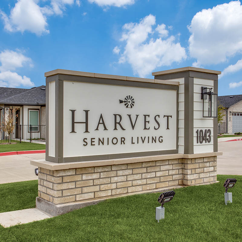 Harvest of Aledo | Front Sign