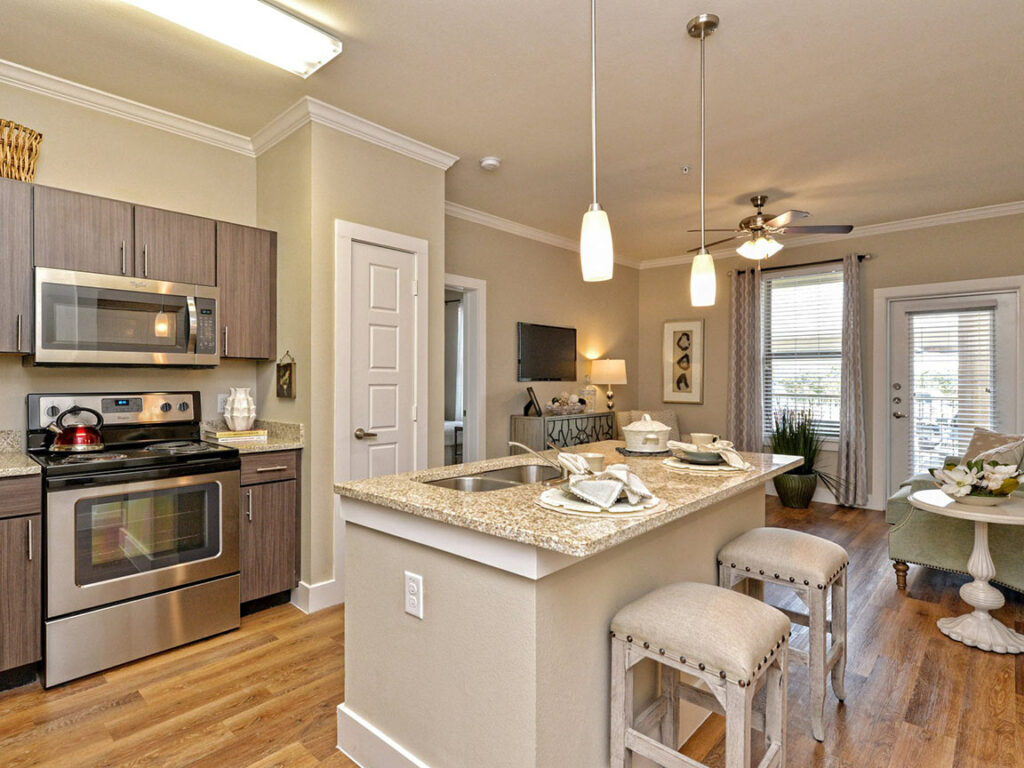 Ledgestone Senior Living | Apartment kitchen