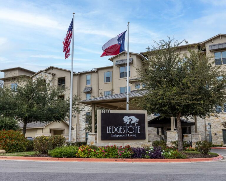 Ledgestone Senior Living | Community entrance