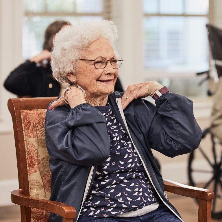 Midtowne | Senior woman participating in exercise activity