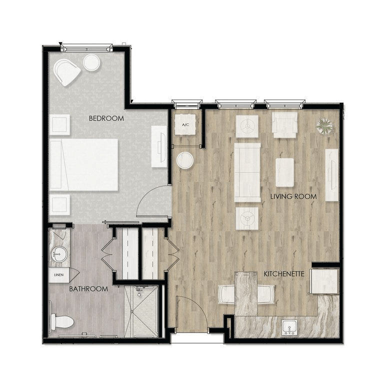StoneCreek of Flying Horse | One Bedroom, Assisted Living