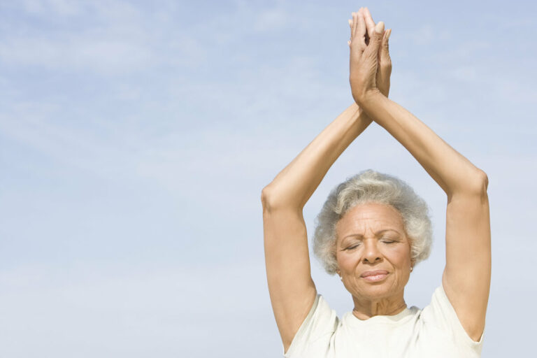 Civitas Senior Living | Senior woman meditating