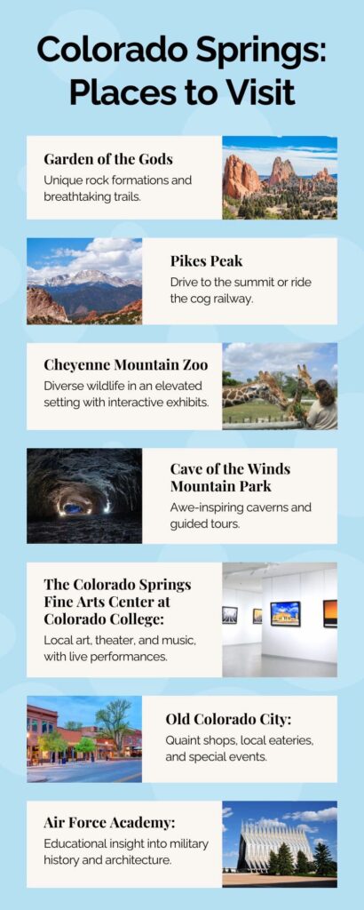 Stonecreek of Flying Horse | Places to visit in Colorado Springs infographic