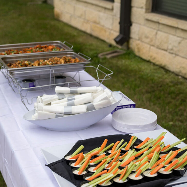 Tech Ridge Oaks | Appetizer spread