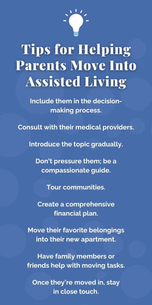 The Avenues | Moving a Parent Into Assisted Living