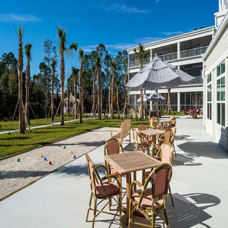 The Azure of Palm Coast | Back porch and outdoor activities