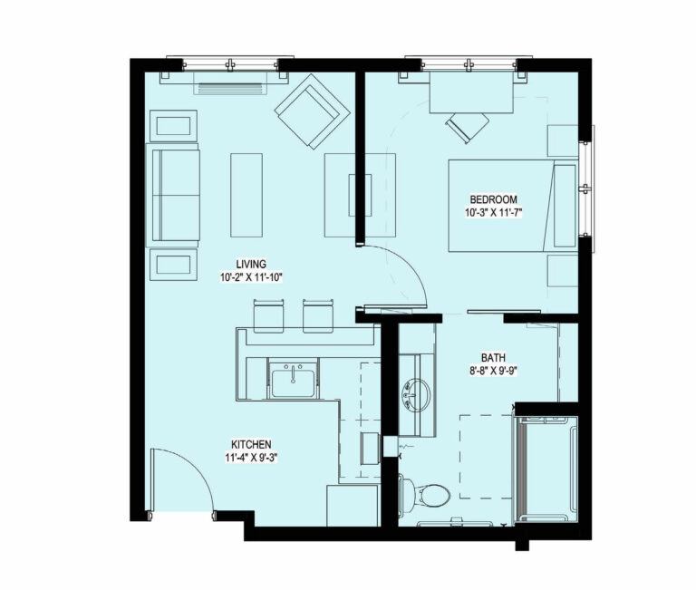 The Bluffs of Flagstaff | One Bedroom | Monte Vista