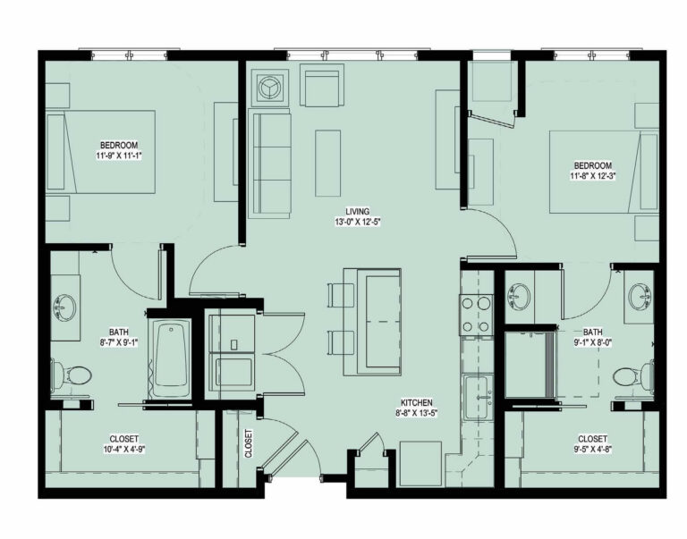 The Bluffs of Flagstaff | Two Bedroom | Fremont