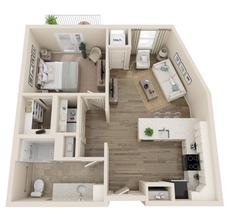 The Bluffs of Flagstaff | Deluxe One Bedroom