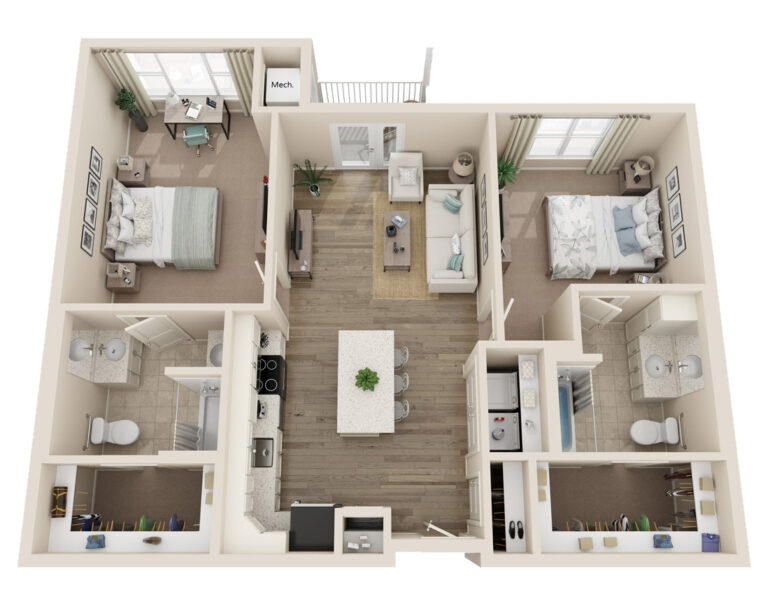 The Bluffs of Flagstaff | Deluxe Two Bedroom Two Bath