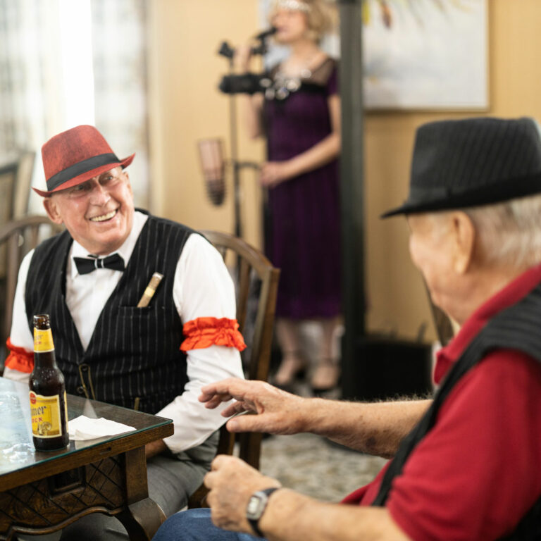 The Brooks of Cibolo | Two senior men talking