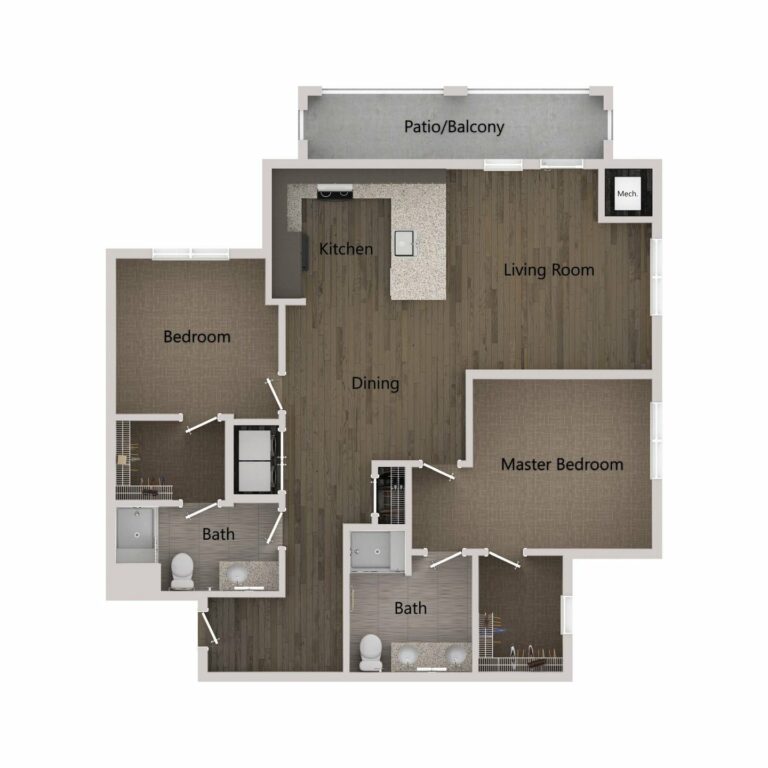 The Gallery at North Port | Two Bedroom Deluxe