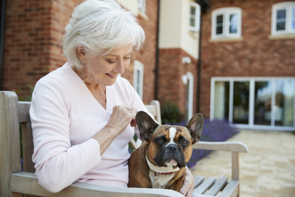 Civitas Senior Living | Senior woman and her dog