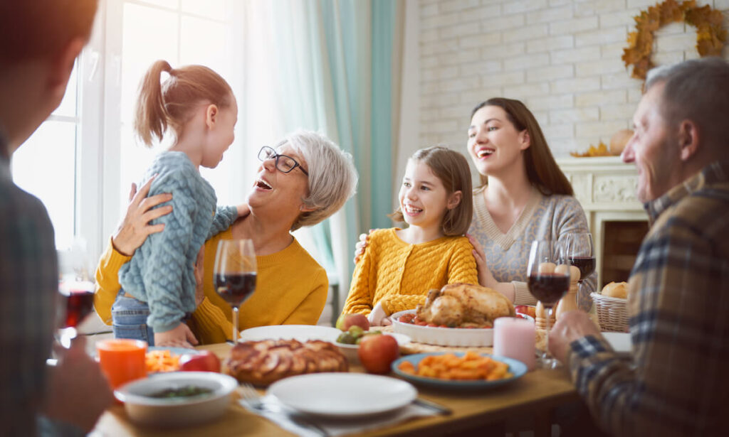 Civitas Senior Living | Senior woman enjoying time with family for the holidays