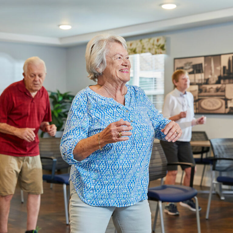 The Grand Senior Living | Seniors exercising