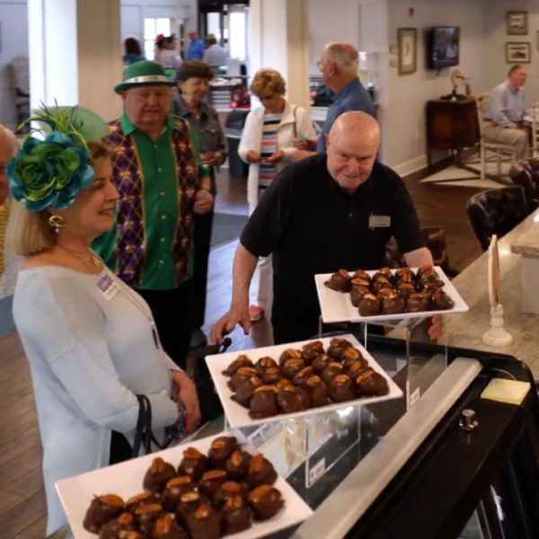 The Grand Senior Living | Seniors and loved ones with associates at grand opening The Grand Senior Living | Seniors and loved ones with associates at grand opening