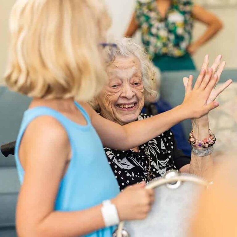 Civitas Senior Living | Senior resident with granddaughter