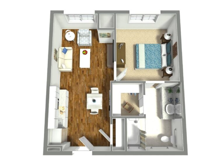 The Grandview of Chisholm Trail | Assisted Living One Bedroom