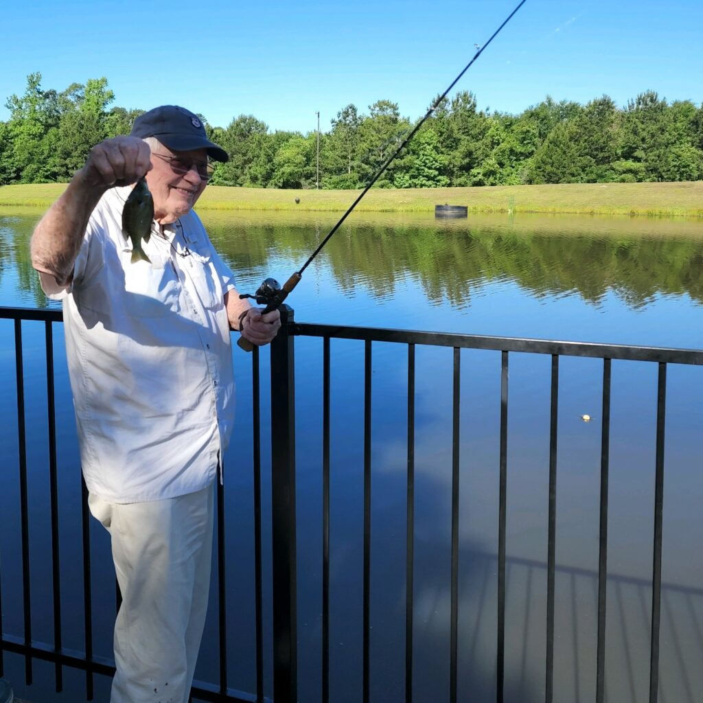 The Hamptons of Tyler | Senior fishing