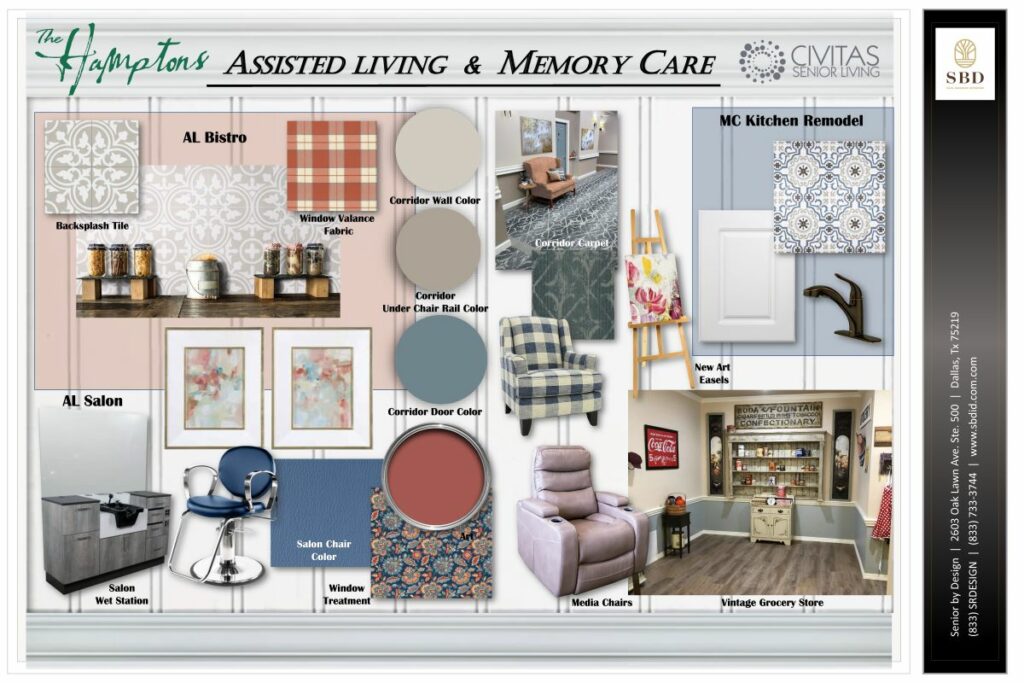 The Hamptons | Interior design board 2