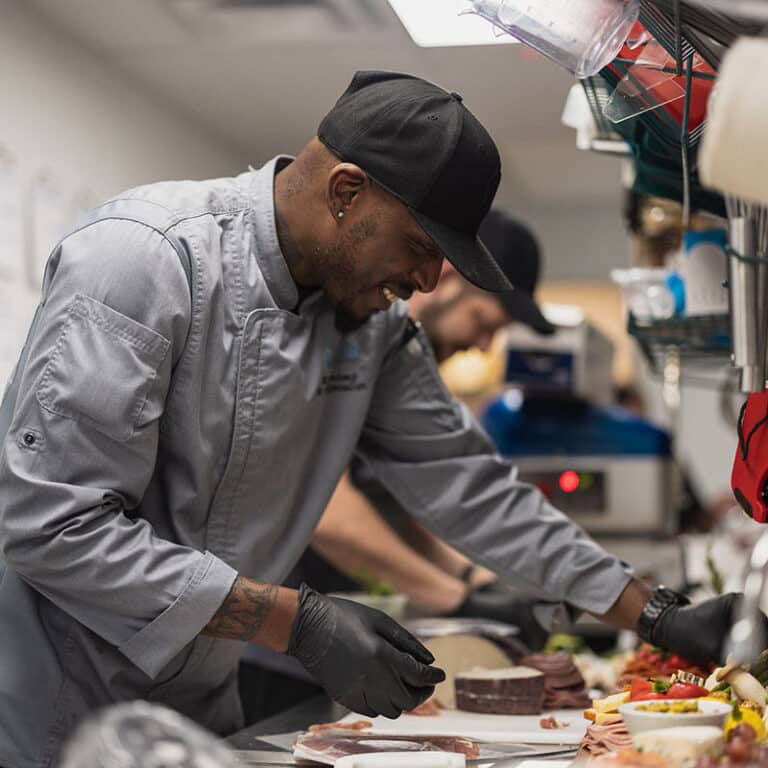 The Ridglea | Chef line preparing food