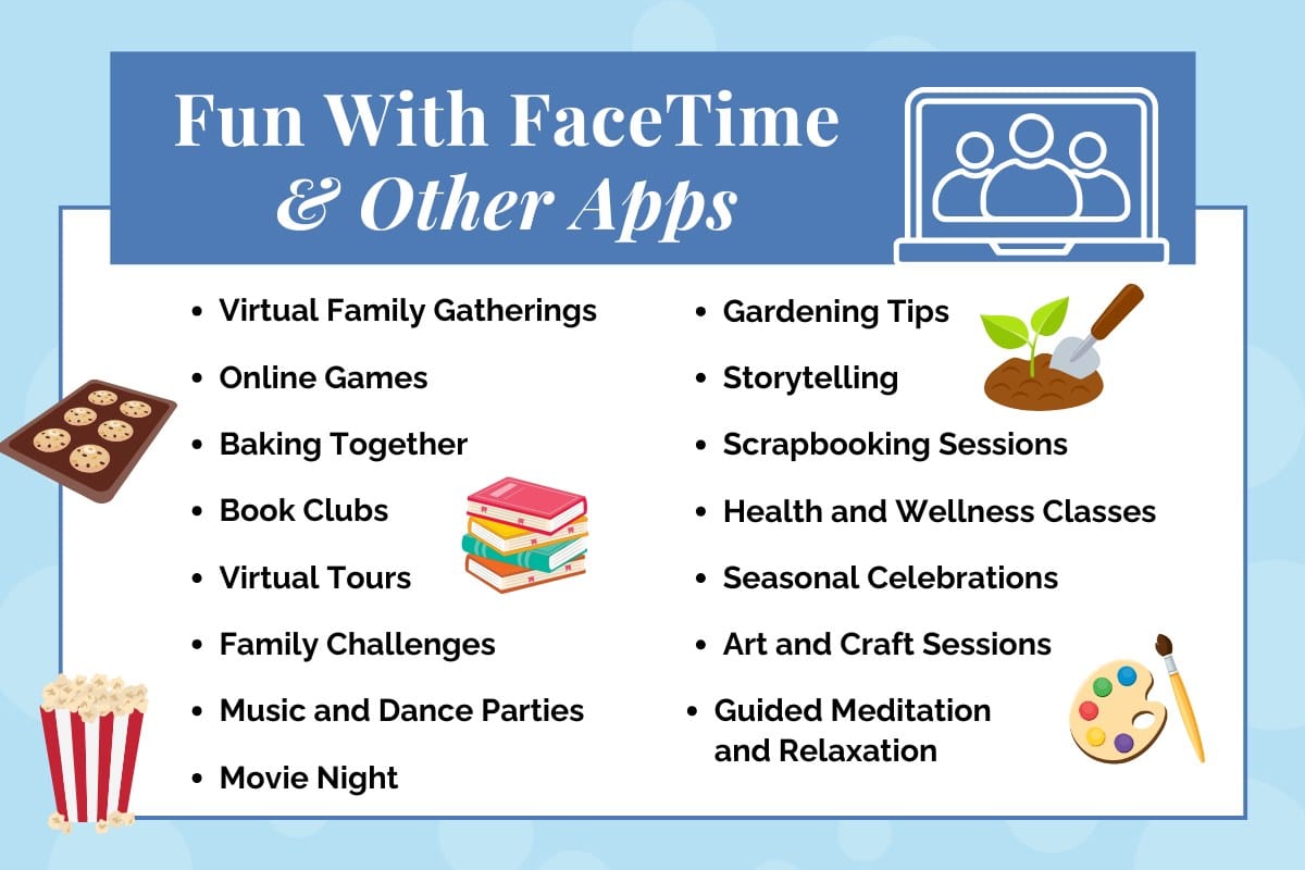 Civitas Senior Living | Fun with Facetime graphic