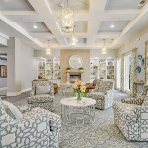 Civitas Senior Living | Interior with fireplace