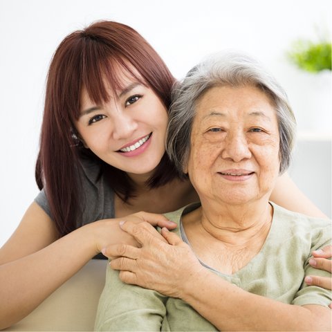 Civitas Senior Living | Senior being embraced by daughter