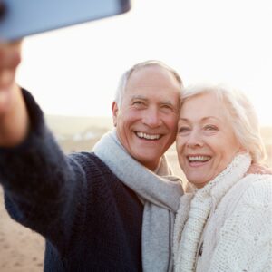 Civitas Senior Living | Senior couple taking a selfie