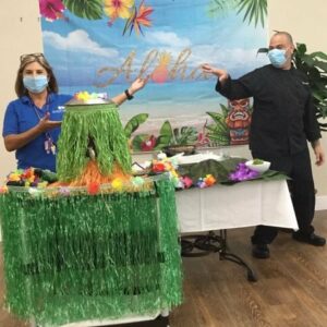 Civitas Senior Living | Luau cooking demonstration