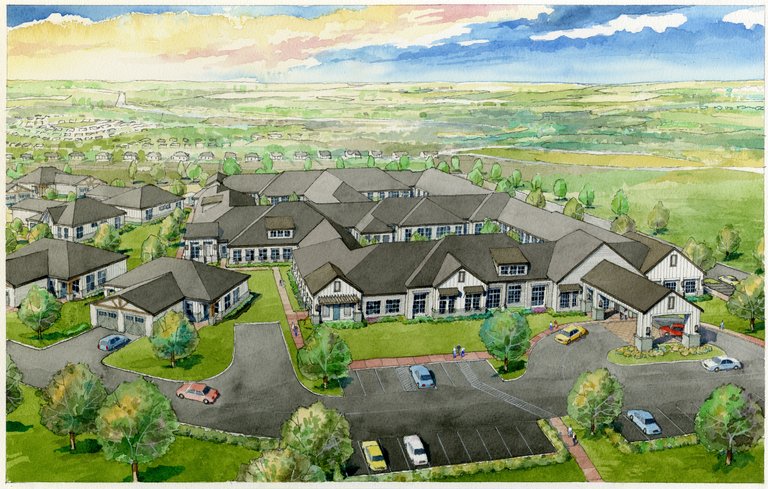 Civitas Senior Living | Rendering of Harvest of Aledo