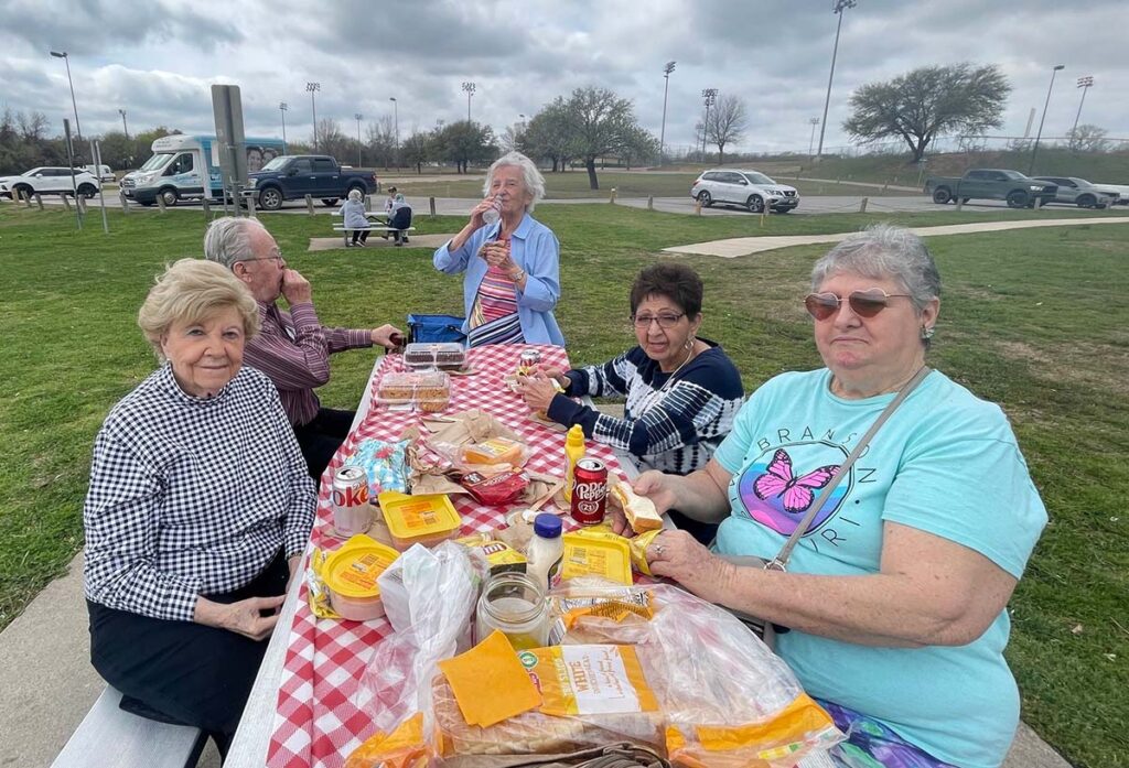 Legacy Oaks of Azle | Residents enjoying a scenic community outing