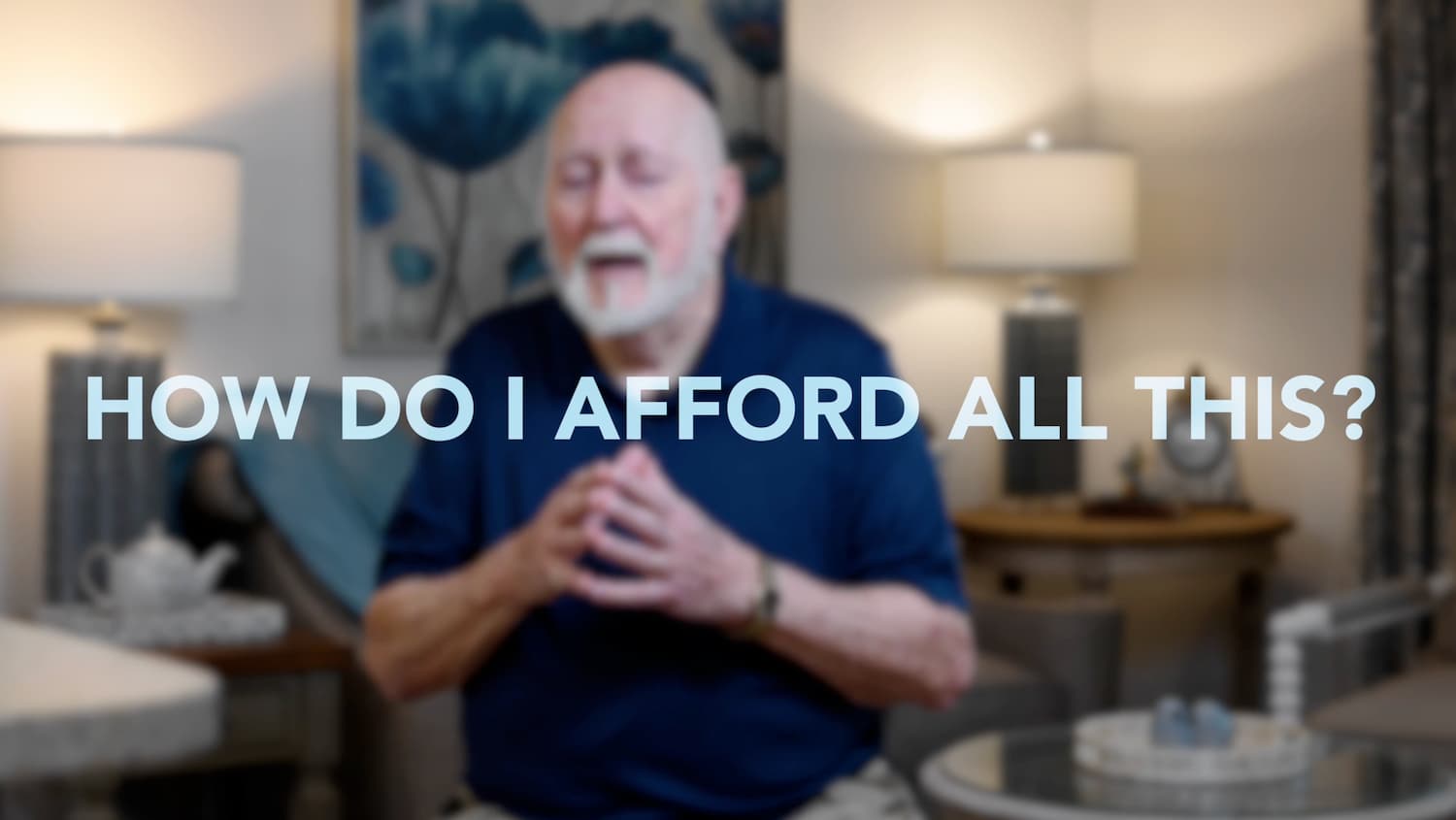 Civitas Senior Living | Senior man talking about how to pay for senior living video thumbnail