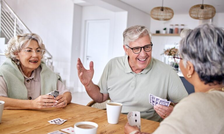 Brooks of Cibolo | Seniors playing a card game