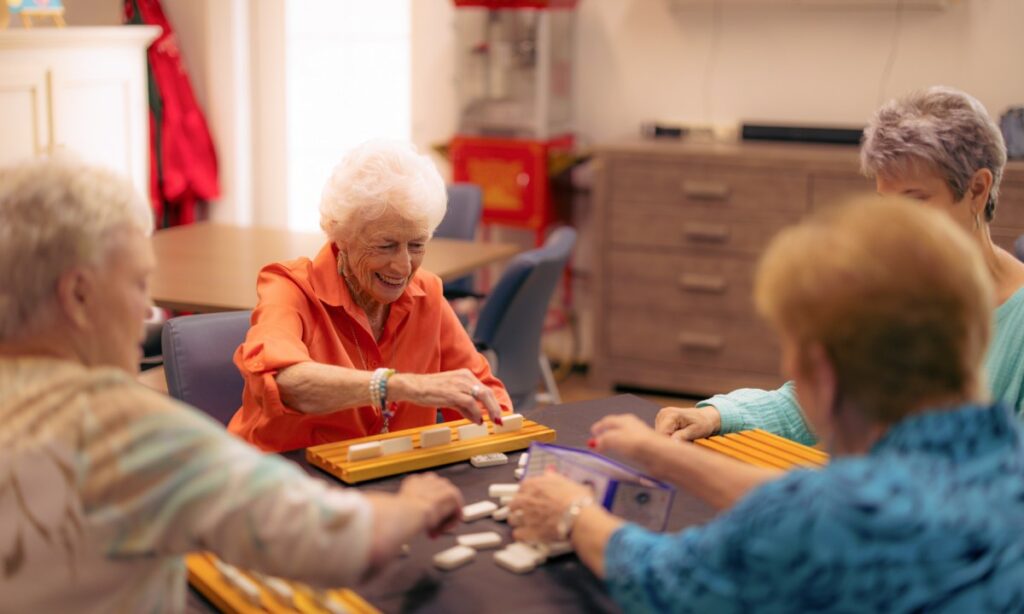 Civitas Senior Living | Seniors playing a game