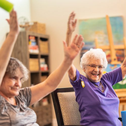 Civitas Senior Living | Seniors doing an exercise activity