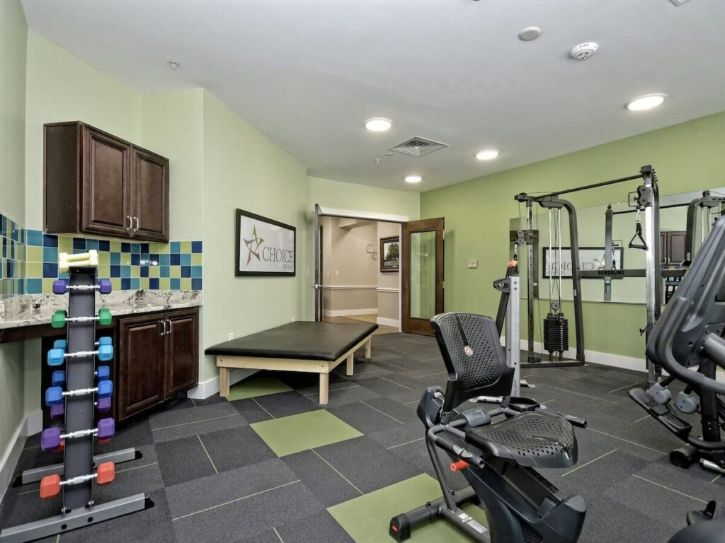 Alexis Pointe of Wimberley | Fitness and rehab room