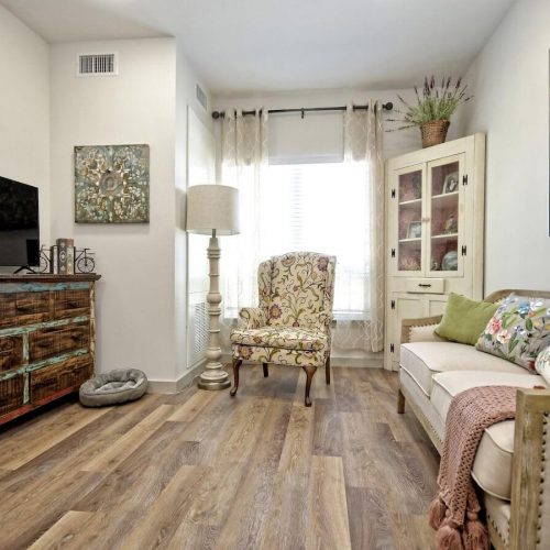 Alexis Pointe of Wimberley | Apartment living area